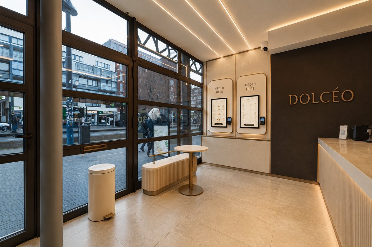 De entree met daglicht van de straatzijde